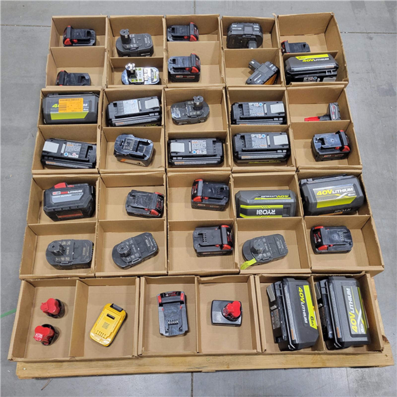 DALLAS LOCATION - AS-IS BATTERY PALLET