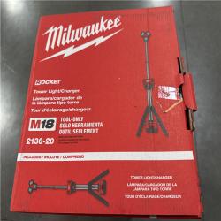 California NEW Milwaukee Rocket Tower Light/Charger (Tool Only)