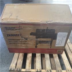 CALIFORNIA LIKE NEW ZH3005Y 2 BURNER GAS CHARCOAL GRILL