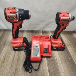 AS-IS- Milwaukee M18 Compact Brushless 2-Tool Combo Kit