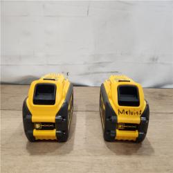 AS-IS- DEWALT FLEXVOLT 20V/60V MAX Lithium-Ion 6.0Ah Battery Pack (2 Pack)