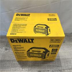 NEW - DEWALT 20V MAX Cordless Bluetooth Speaker (Tool Only)