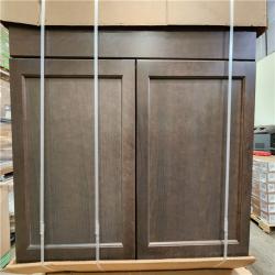 Phoenix Location Hampton Bay Shaker Assembled Bathroom/Kitchen Cabinet in Brindle Pallet (7 Cabinets)