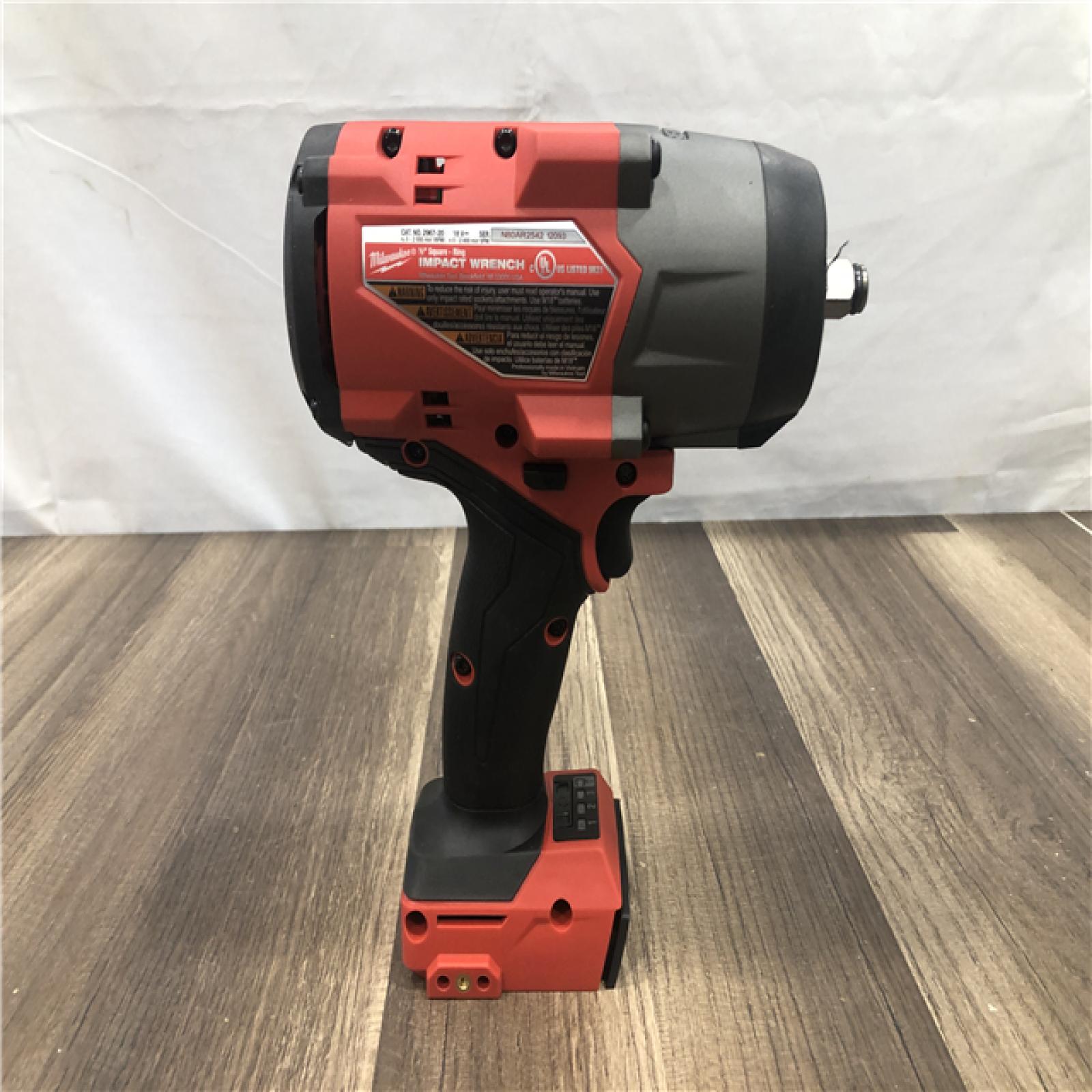 AS-IS Milwaukee FUEL 18V Lithium-Ion Brushless Cordless 1/2 in. Impact Wrench with Friction Ring (Tool-Only)