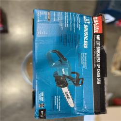 Like New! - Makita LXT 14 in. 18V Lithium-Ion Brushless Battery Electric Chainsaw