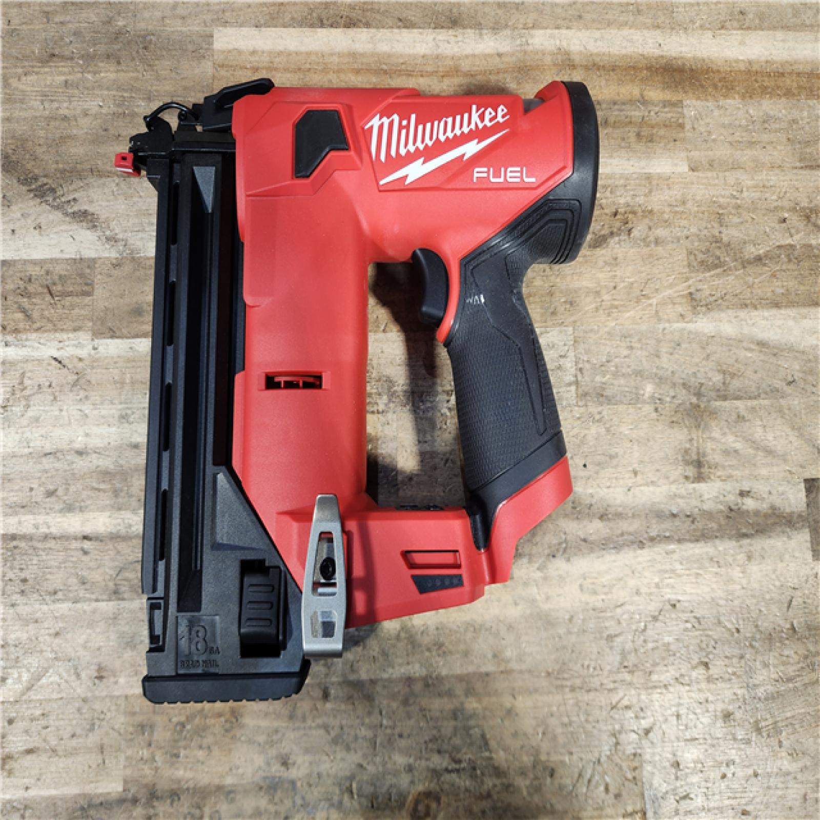 HOUSTON LOCATION - AS-IS Milwaukee FUEL 12-Volt Lithium-Ion Brushless Cordless 18-Gauge 1-1/2 in. Compact Brad Nailer (Tool Only)
