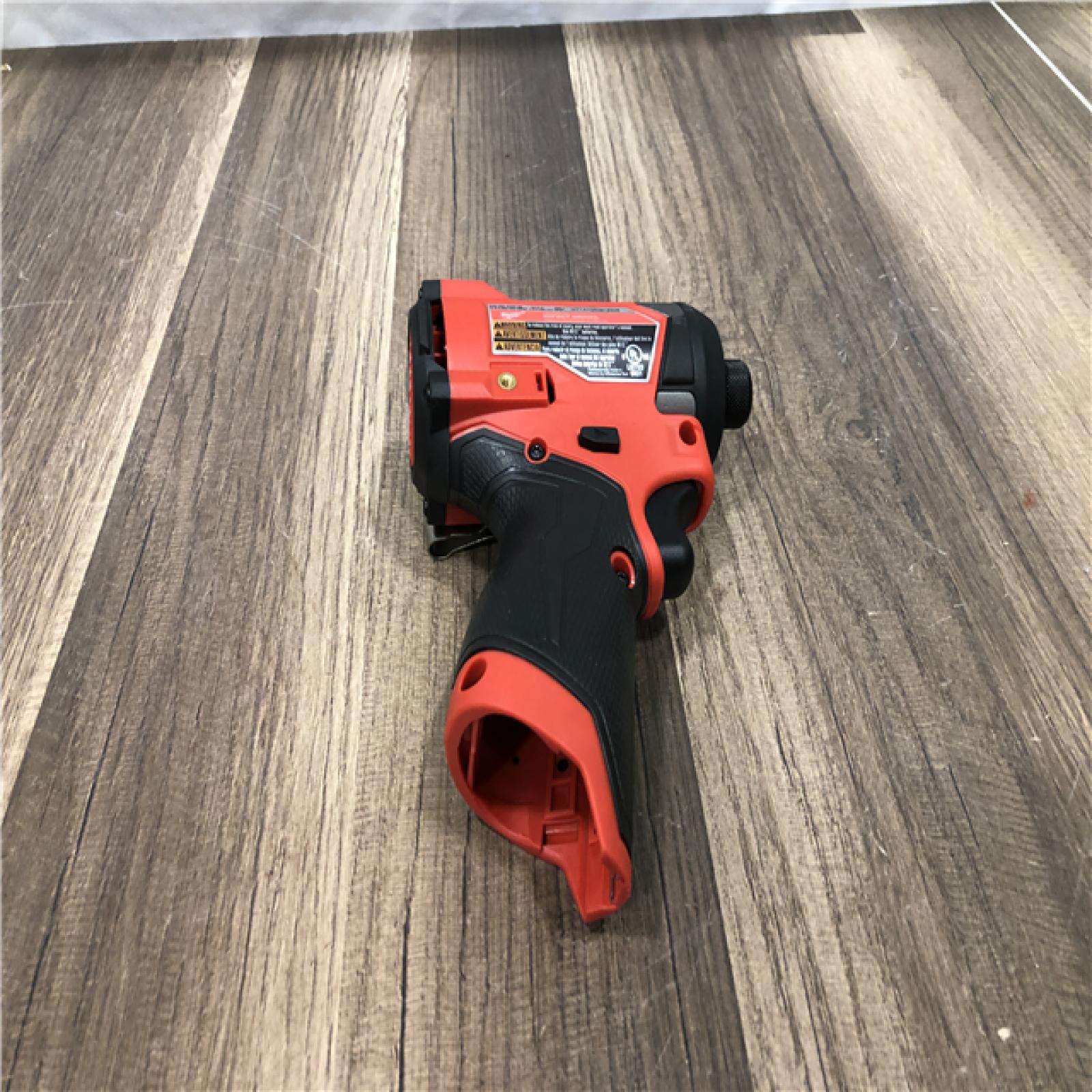 AS-IS Milwaukee  FUEL 12V Lithium-Ion Brushless Cordless 1/4 in. Hex Impact Driver (Tool-Only)