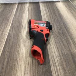 AS-IS Milwaukee  FUEL 12V Lithium-Ion Brushless Cordless 1/4 in. Hex Impact Driver (Tool-Only)