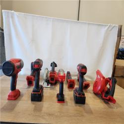 AS-IS- Milwaukee 18-Volt Lithium-Ion Cordless (9-Tool) Combo Kit