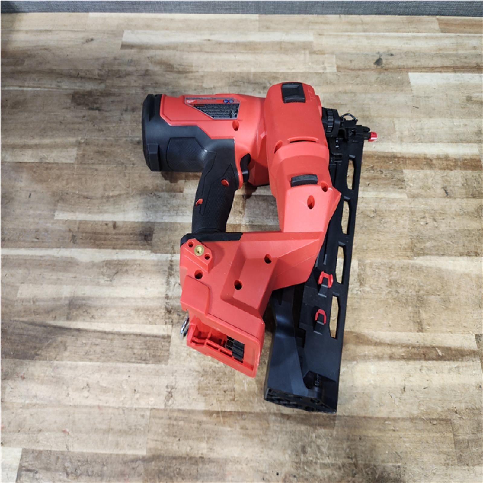 Houston Location AS-IS Milwaukee FUEL 18-Volt Lithium-Ion Brushless Cordless Gen II 16-Gauge Angled Finish Nailer (Tool-Only)