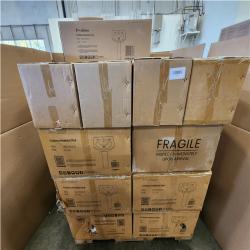 Phoenix NEW Swiss Madison Chateau 25.6 in. Pedestal Ceramic Bathroom Sink Round Single Faucet Hole in White Pallet of 8 (RV: $906