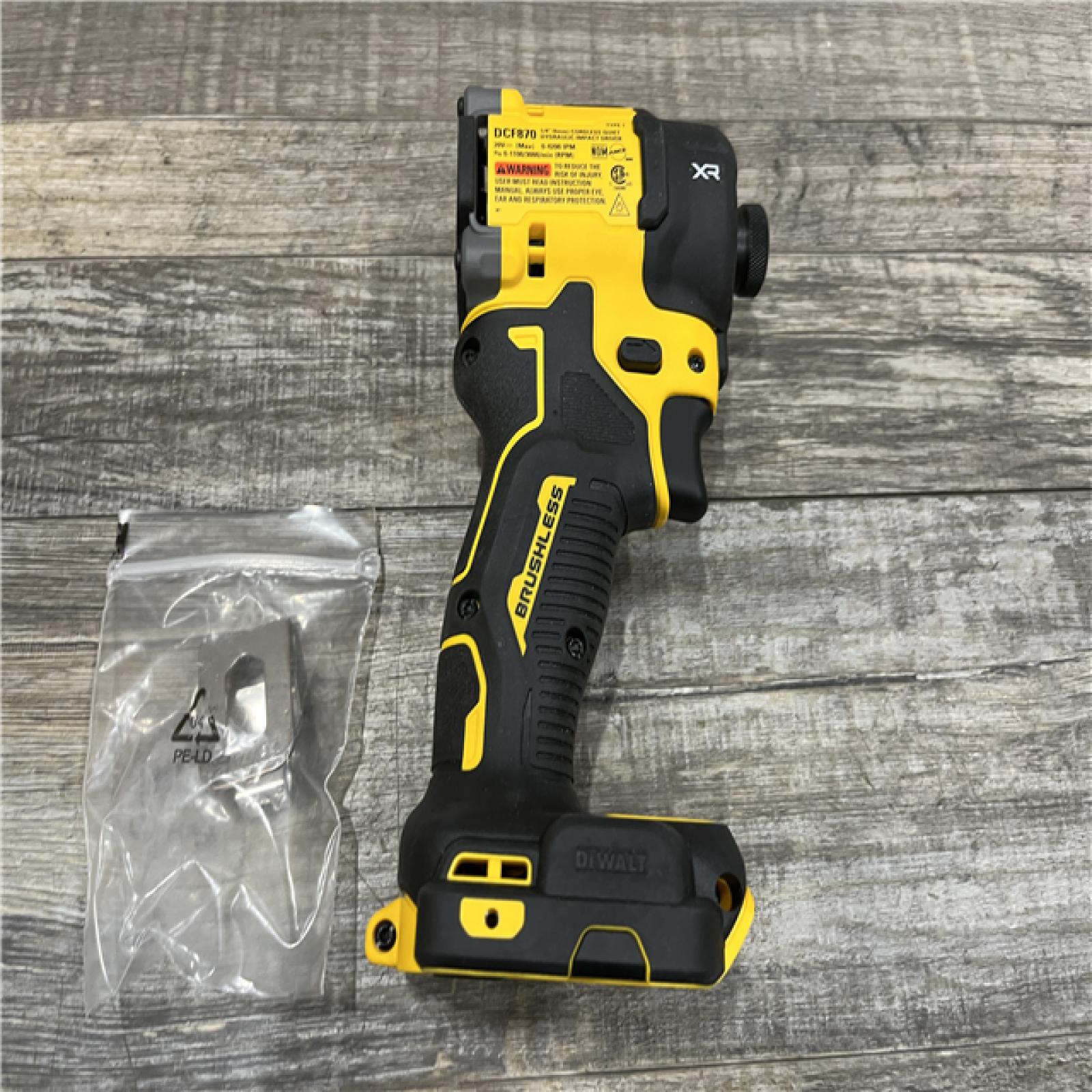 AS-IS DEWALT 20V XR Brushless Cordless 1/4 in. Quiet Hydraulic Impact Driver (Tool-Only)