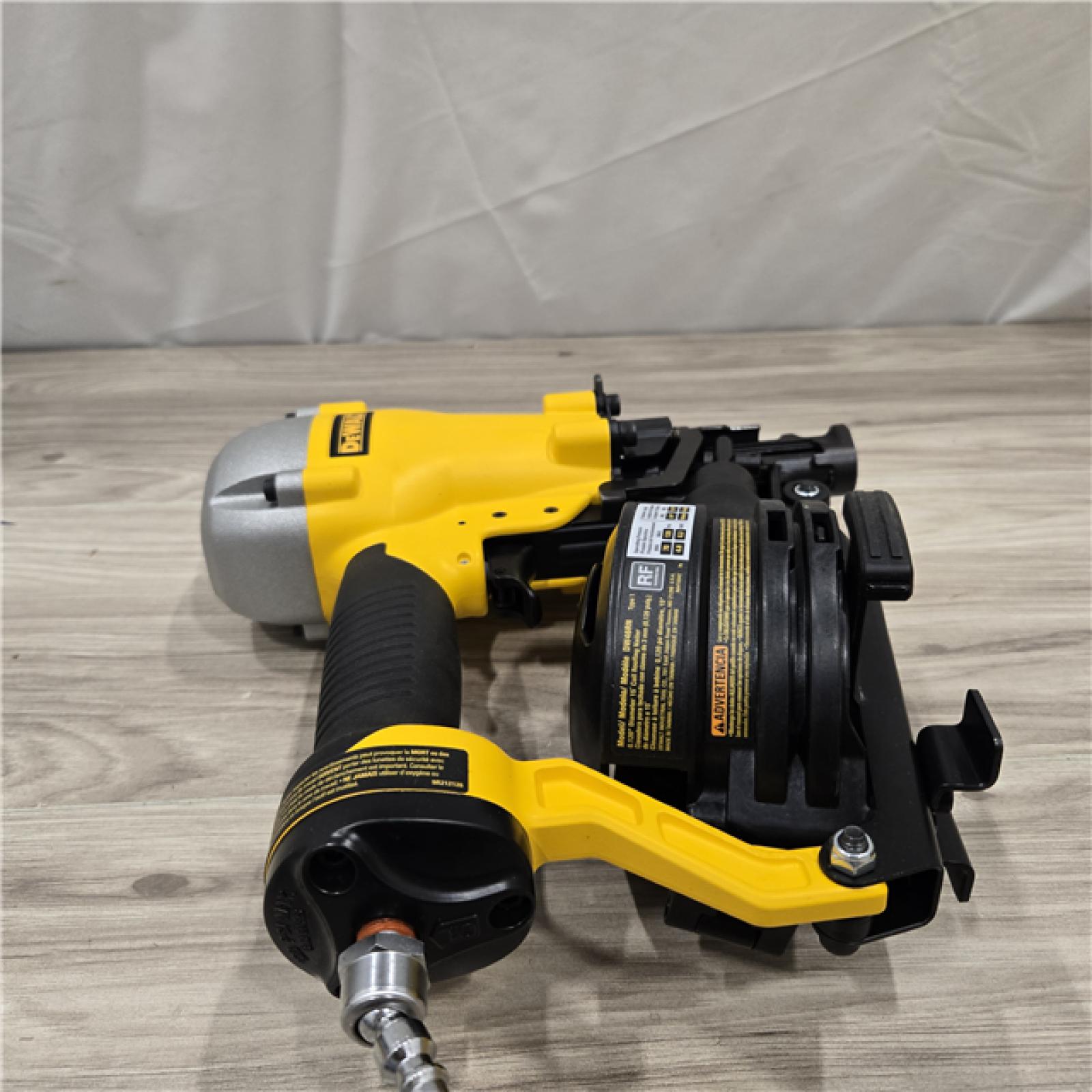 AS-IS DeWalt 1-3/4 in. 15 Degree Pneumatic Coil Roofing Nailer (Tool-Only)