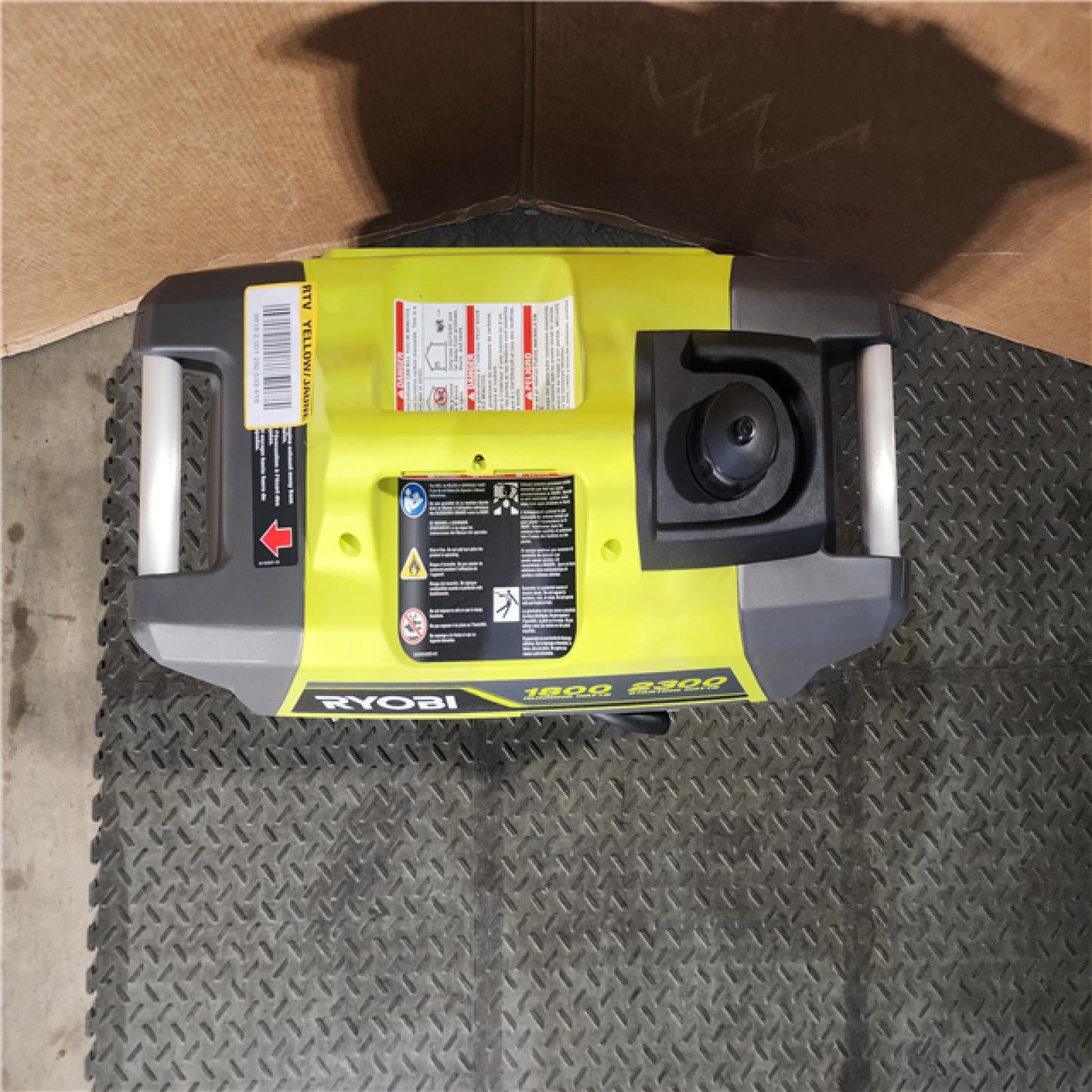 HOUSTON LOCATION - AS-IS RYOBI 2,300-Watt Recoil Start Bluetooth Super Quiet Gasoline Powered Digital Inverter Generator with CO Shutdown Sensor