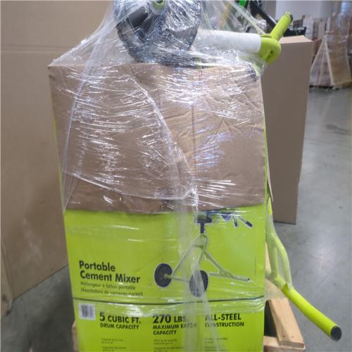 CALIFORNIA AS-IS RYOBI portable cement mixer