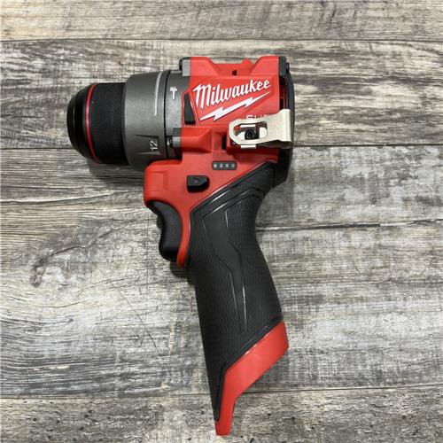 AS-IS Milwaukee FUEL 12V Lithium-Ion Brushless Cordless 1/2 in. Hammer Drill (Tool-Only)