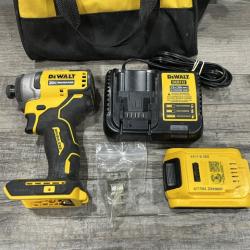 AS-IS DEWALT Atomic 20V Max Lithium-Ion Brushless Cordless Compact 1/4 in. Impact Driver Kit