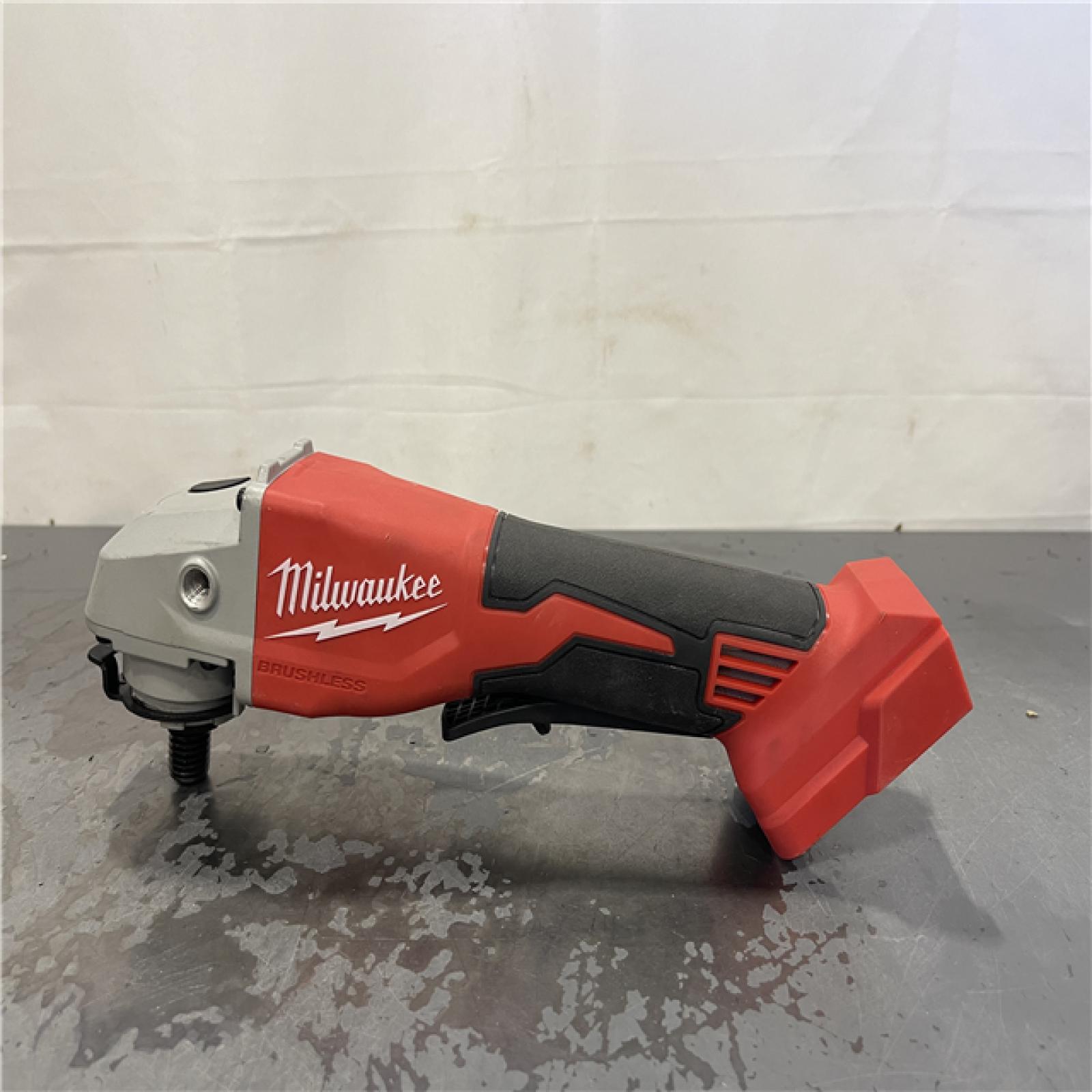 AS-IS- Milwaukee 18V Cordless 4.5 /5  Grinder W/ Paddle Switch (Tool Only)