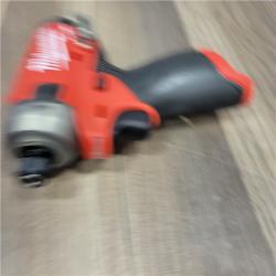AS-IS Milwaukee  M12 FUEL SURGE 12V Lithium-Ion Brushless Cordless 1/4 in. Hex Impact Driver Compact Kit W/Two 2.0Ah Batteries, Bag