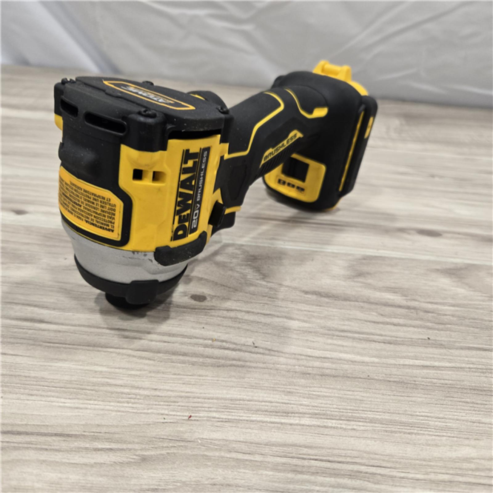 AS-IS DEWALT 20V MAX XR Cordless Drill/Driver, ATOMIC Impact Driver 2 Tool Combo Kit, (2) 2.0Ah Batteries, Charger, and Bag