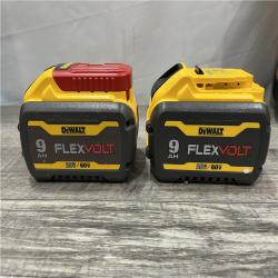 AS-IS DEWALT FLEXVOLT 20V/60V MAX Lithium-Ion 9.0Ah Battery Pack (2 Pack)