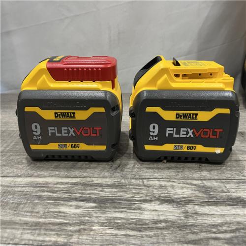 AS-IS DEWALT FLEXVOLT 20V/60V MAX Lithium-Ion 9.0Ah Battery Pack (2 Pack)