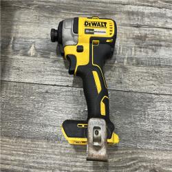 AS-IS DEWALT 20V MAX Lithium-Ion Brushless Cordless 1/4 in. Impact Driver Kit