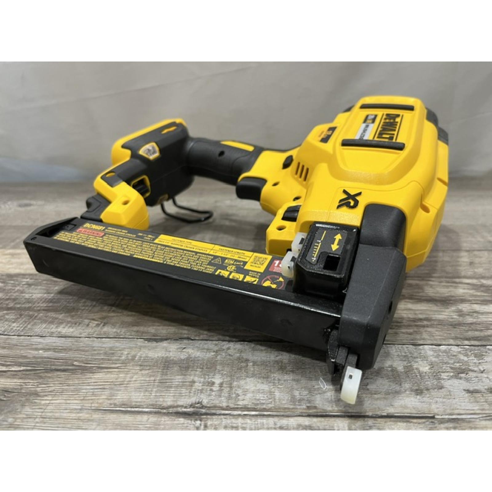 AS-IS DEWALT Cordless 18-Gauge Narrow Crown Stapler (Tool Only)