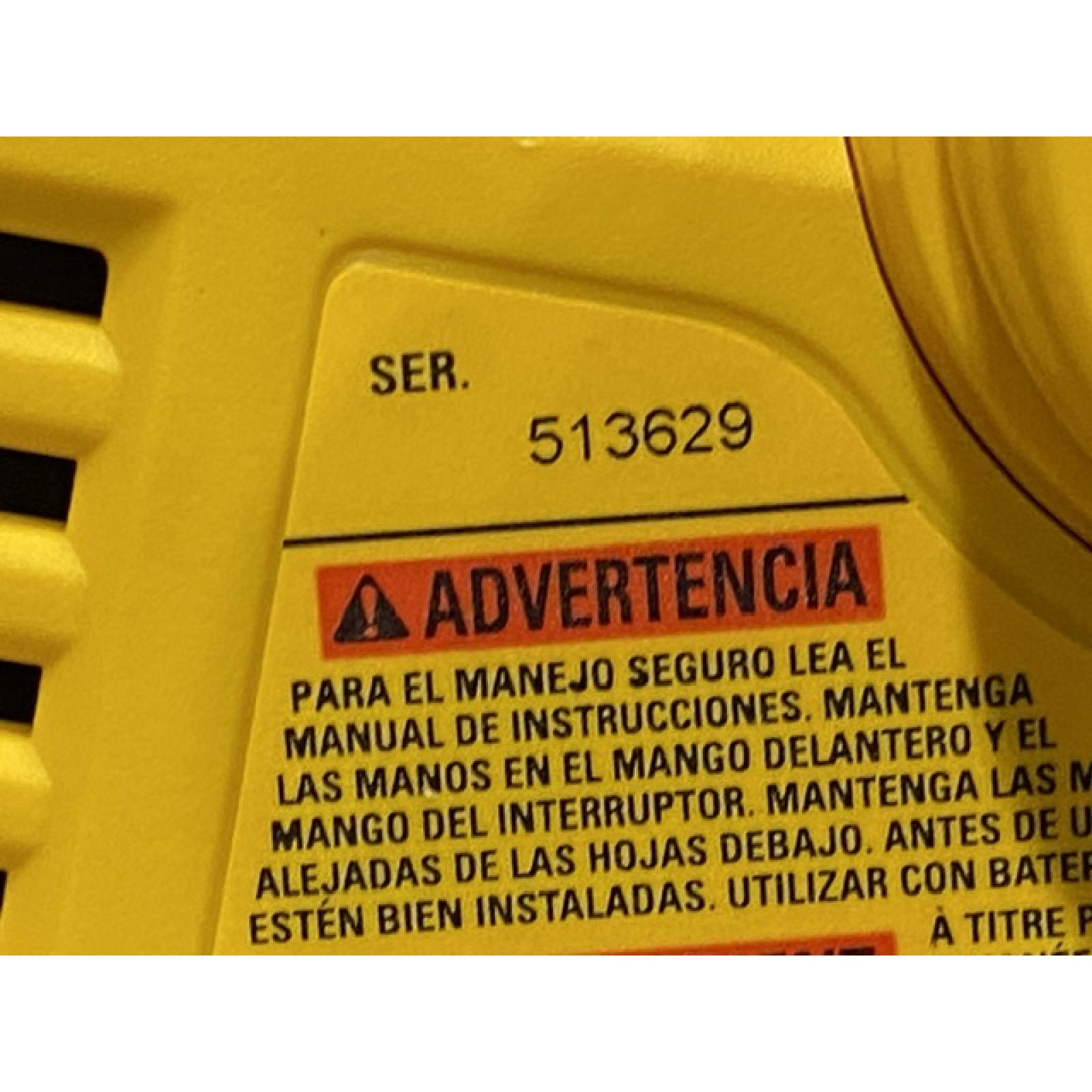 AS-IS DEWALT 20V MAX XR Cordless Brushless 3-1/4 in. Planer (Tool Only)