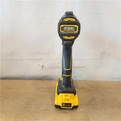 AS-IS- DeWalt ATOMIC 20V MAX Brushless Compact 1/4 in. Impact Driver Kit