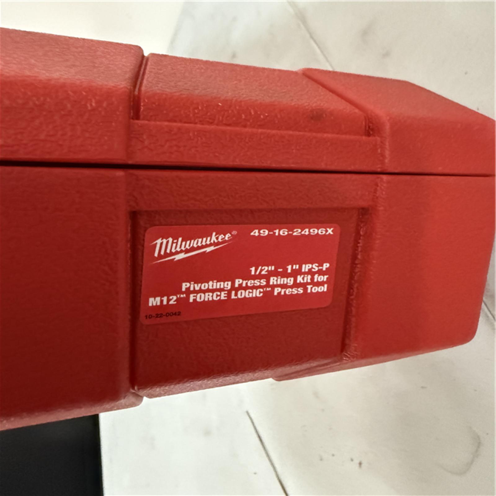 California AS-IS Milwaukee Pivoting Press Ring Kit for M12 Force Logic Press Tool