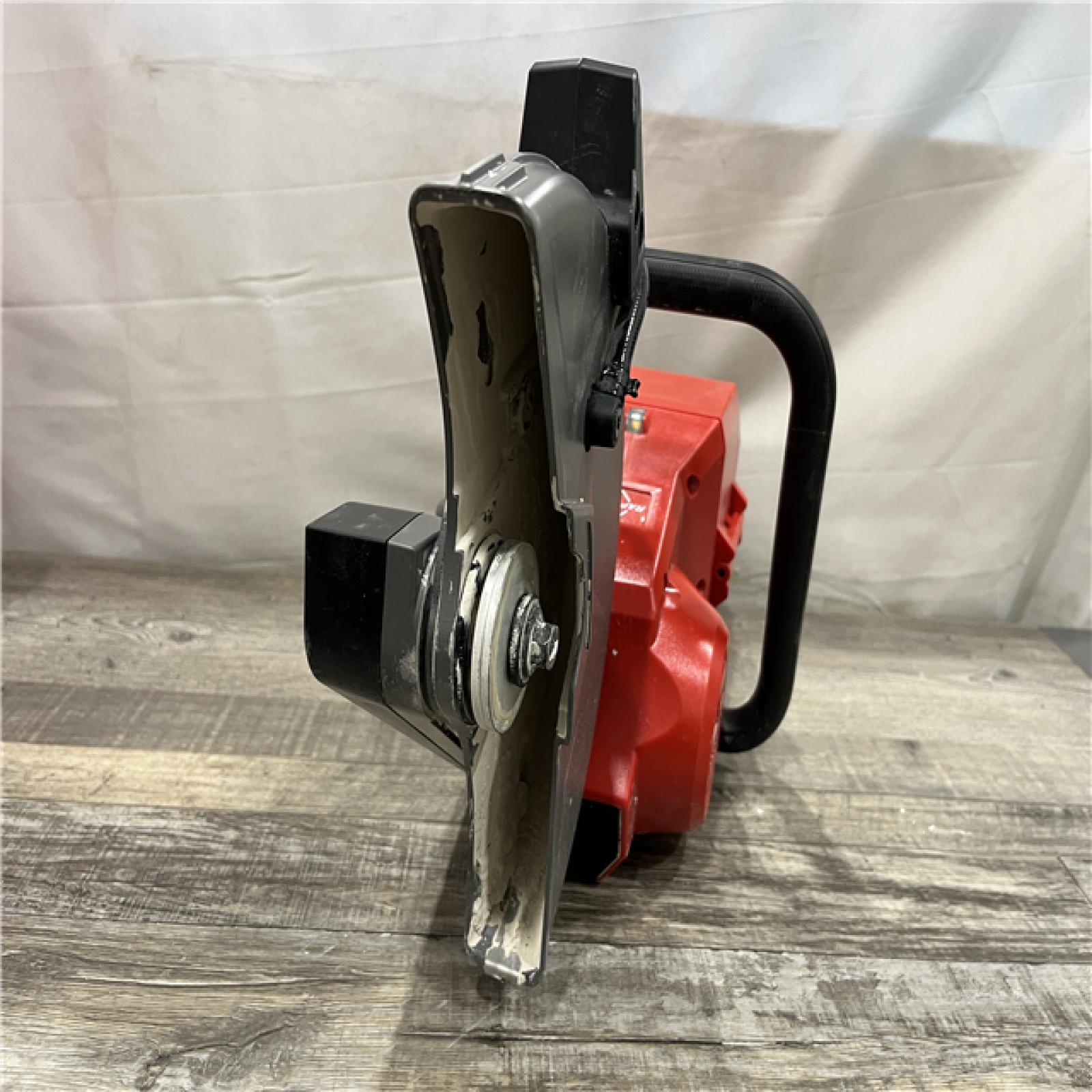 AS-IS Milwaukee FUEL ONE-KEY 18V Lithium-Ion Brushless Cordless 9 in. Cut Off Saw (Tool-Only)