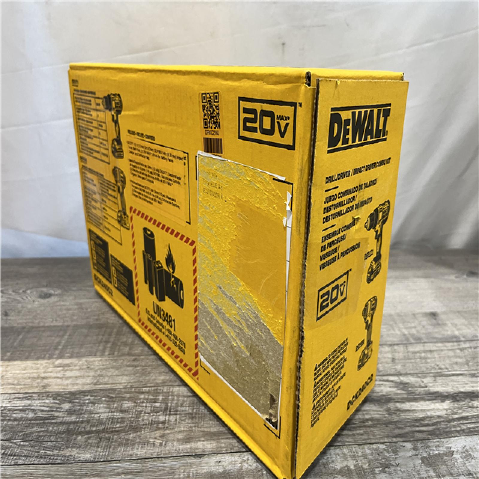 NEW - DEWALT 20V MAX Cordless Drill/Impact 2 Tool Combo Kit
