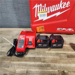 HOUSTON LOCATION - AS-IS MILWAUKEE M18 FUEL 18V Lithium-Ion Brushless Cordless Hammer Drill and Impact Driver Combo Kit (2-Tool) with 2 Batteries