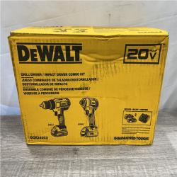 NEW - DEWALT 20V MAX Cordless Drill/Impact 2 Tool Combo Kit