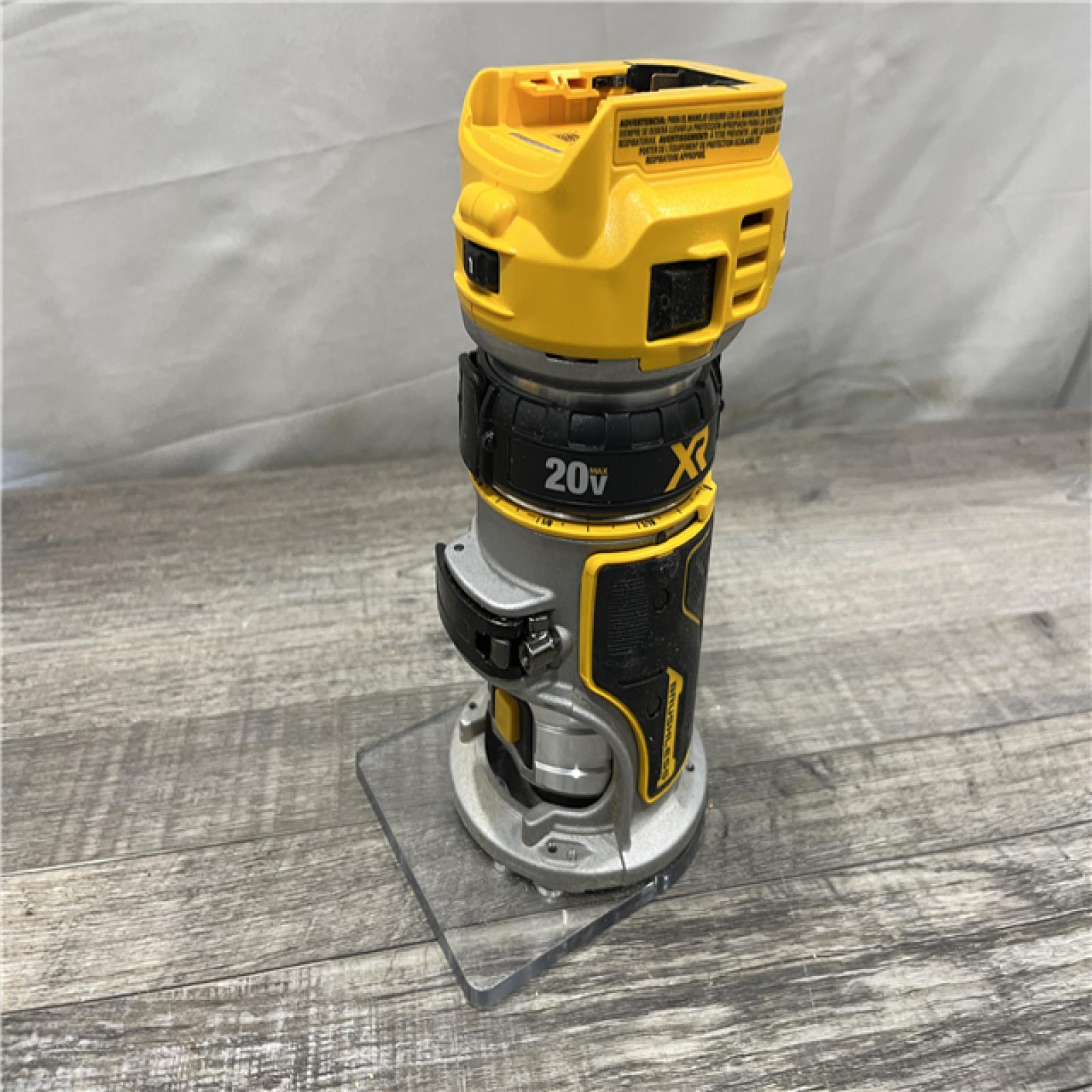 AS-IS DEWALT 20V MAX XR Cordless Brushless Fixed Base Compact Router (Tool Only)