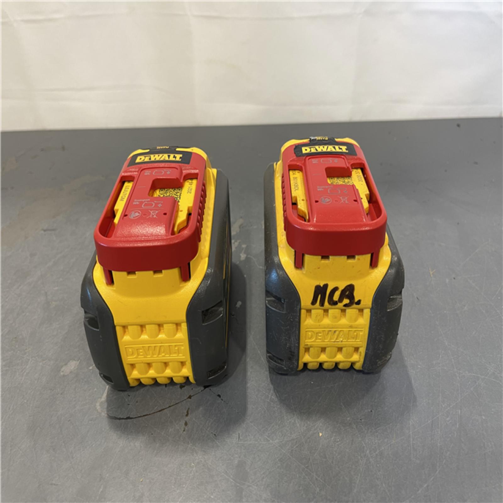 AS-IS - DEWALT FLEXVOLT 20-Volt /60-Volt MAX Lithium-Ion 9.0Ah Battery (2-Pack)