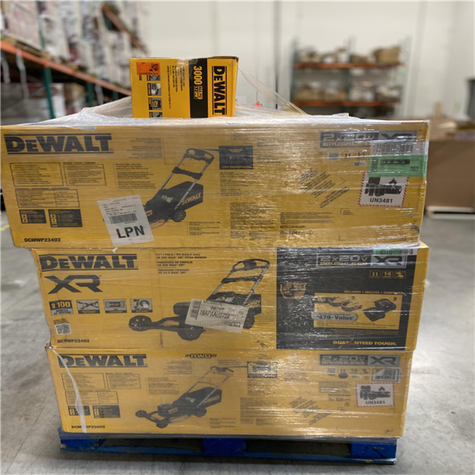 Dallas Location - As-Is DEWALT Tool Pallet