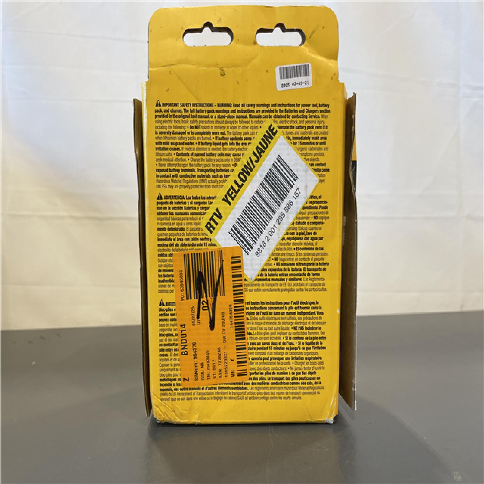 New! - DEWALT FLEXVOLT 20-Volt/60-Volt MAX Lithium-Ion 6.0Ah Battery Pack