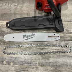 AS-IS Milwaukee FUEL 14 in. 18V Lithium-Ion Brushless Cordless Battery Top Handle Chainsaw (Tool Only)
