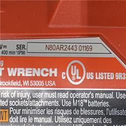 AS-IS Milwaukee FUEL 18V Lithium-Ion Brushless Cordless 1/2 in. Impact Wrench with Friction Ring (Tool-Only)