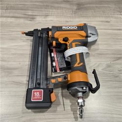 LIKE NEW! - Ridgid 18-Gauge 1-1/2 in. Finish Stapler, Contractor's Bag and (200) Staples