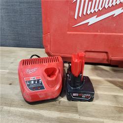 HOUSTON LOCATION - AS-IS Milwaukee-3632-21 M12 Green Beam Laser 360Â° 3-Plane Kit