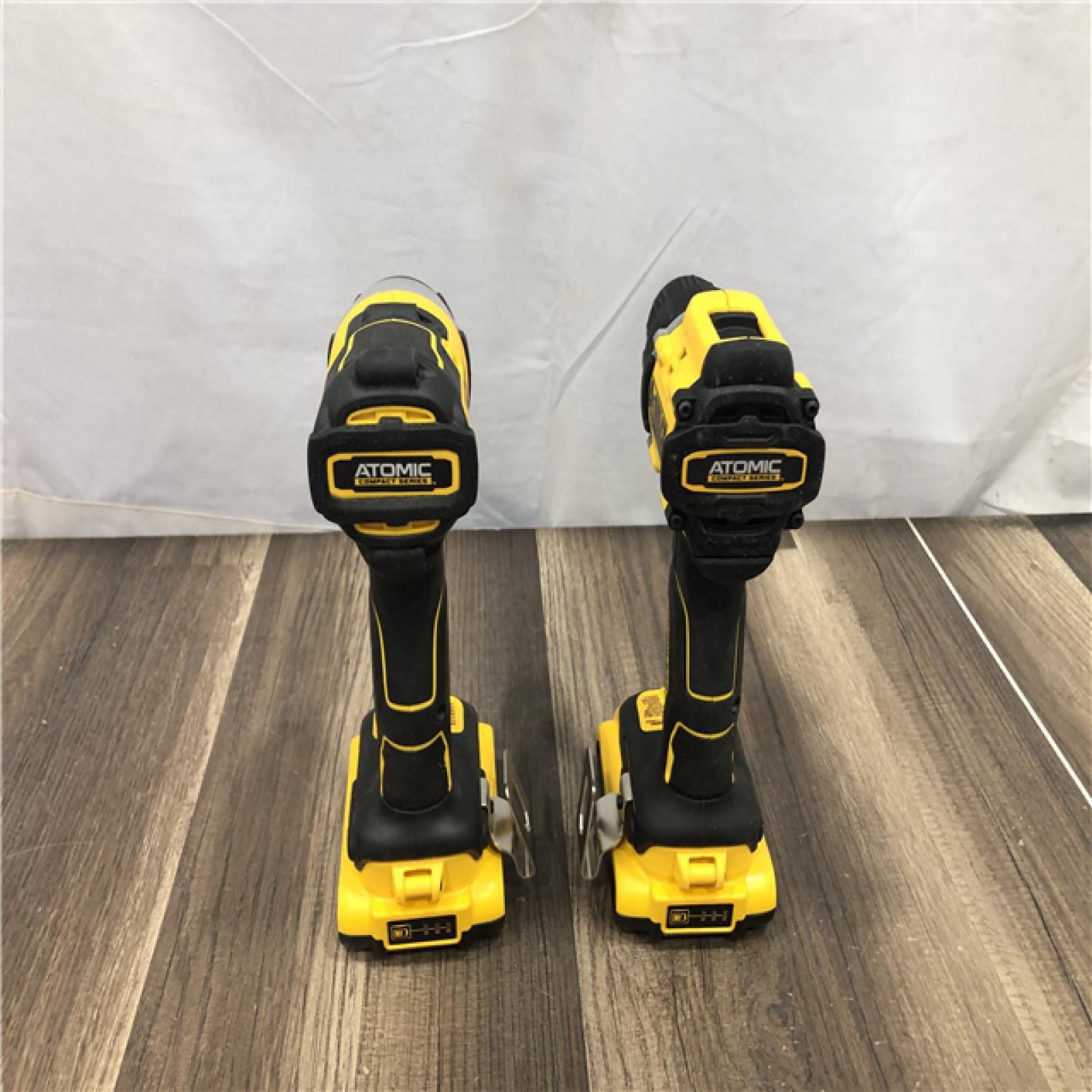 AS-IS DEWALT ATOMIC 20-Volt MAX Lithium-Ion Cordless Combo Kit
