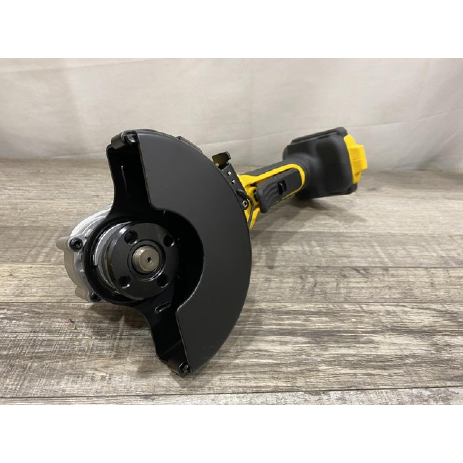 AS-IS DEWALT 20V MAX Cordless Brushless 4-1/2 in. Angle Grinder with Paddle Switch (Tool Only)