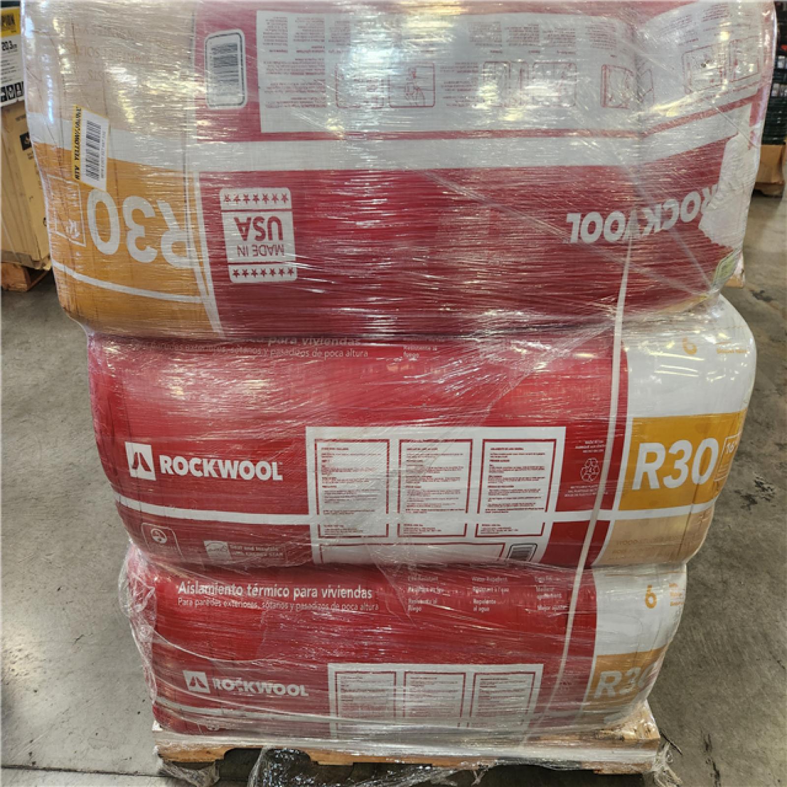 Phoenix ROCKWOOL R-30 Comfortbatt 7-1/4 in. x 15 in. x 47 in. Fire Resistant Stone Wool Insulation Batt (179 sqft 6 Bags)