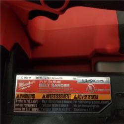 California AS-IS Milwaukee 3 x 18 Sander (Tool Only)