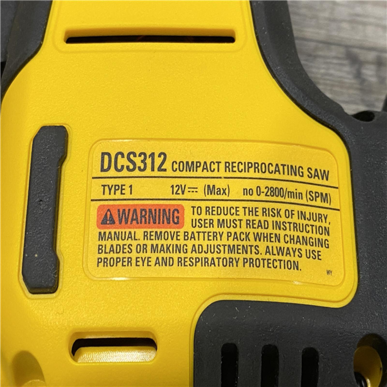AS-IS DEWALT 12-Volt MAX One-Handed Reciprocating Saw (Tool-Only)
