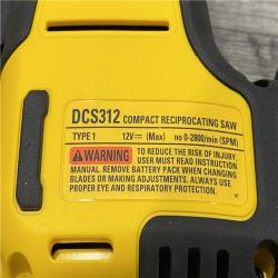 AS-IS DEWALT 12-Volt MAX One-Handed Reciprocating Saw (Tool-Only)