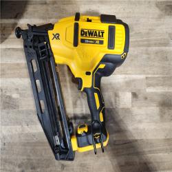 HOUSTON LOCATION - AS-IS DeWalt 20V 16 Gauge Cordless Angled Finish Nailer Kit W/ 2Ah Battery